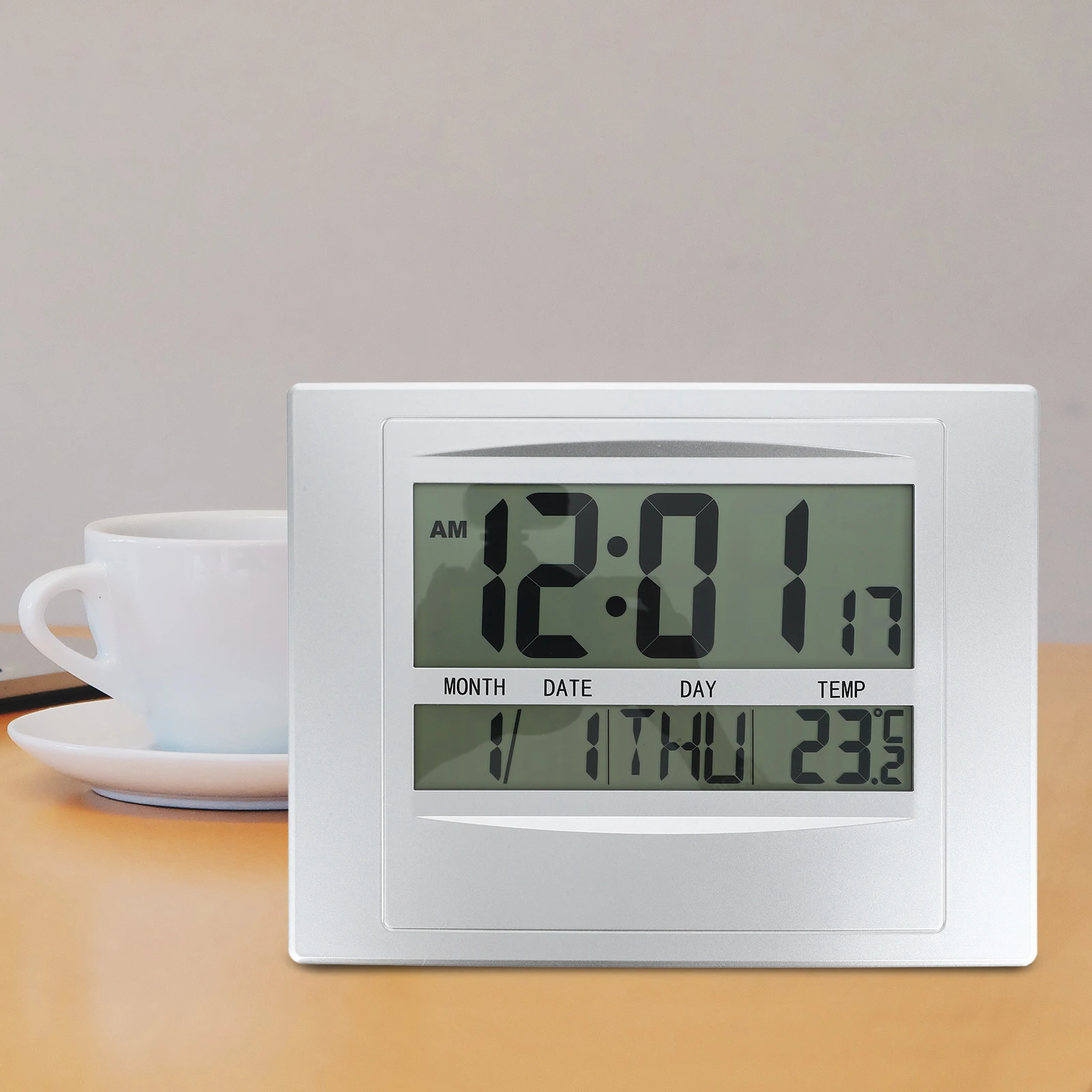 

temperature meter digital thermometer calendar clock electronic calendar hanging thermometer