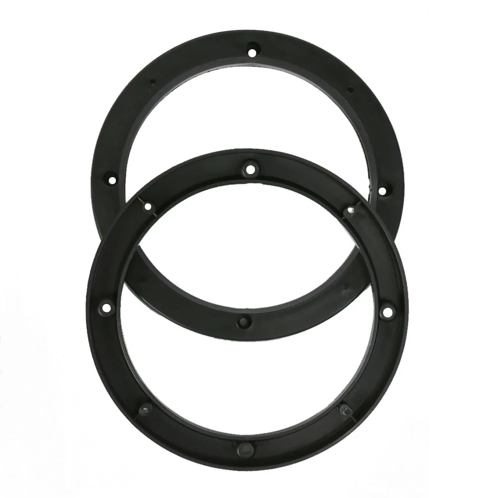 Universal 6.5 Inch Beveled Car Speaker Spacer Adapter Refitting Audio Mat Car Speaker Spacers Shockproof Car Speaker Protecter
