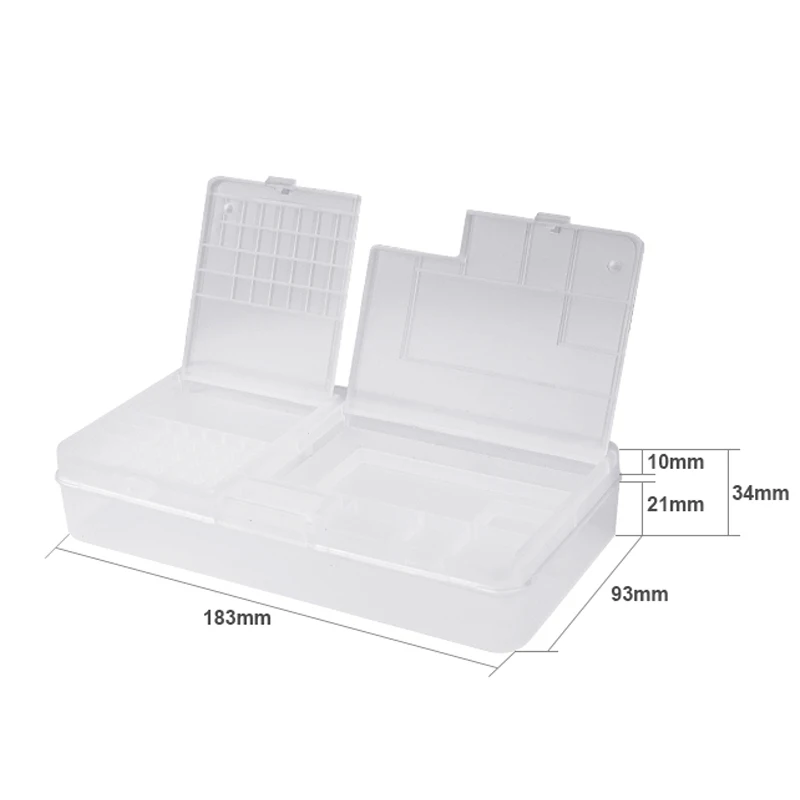 กล่องเก็บโทรศัพท์มือถือซ่อมเครื่องมือกล่องสำหรับ iPhone เมนบอร์ด Component Storage Outillage DIY