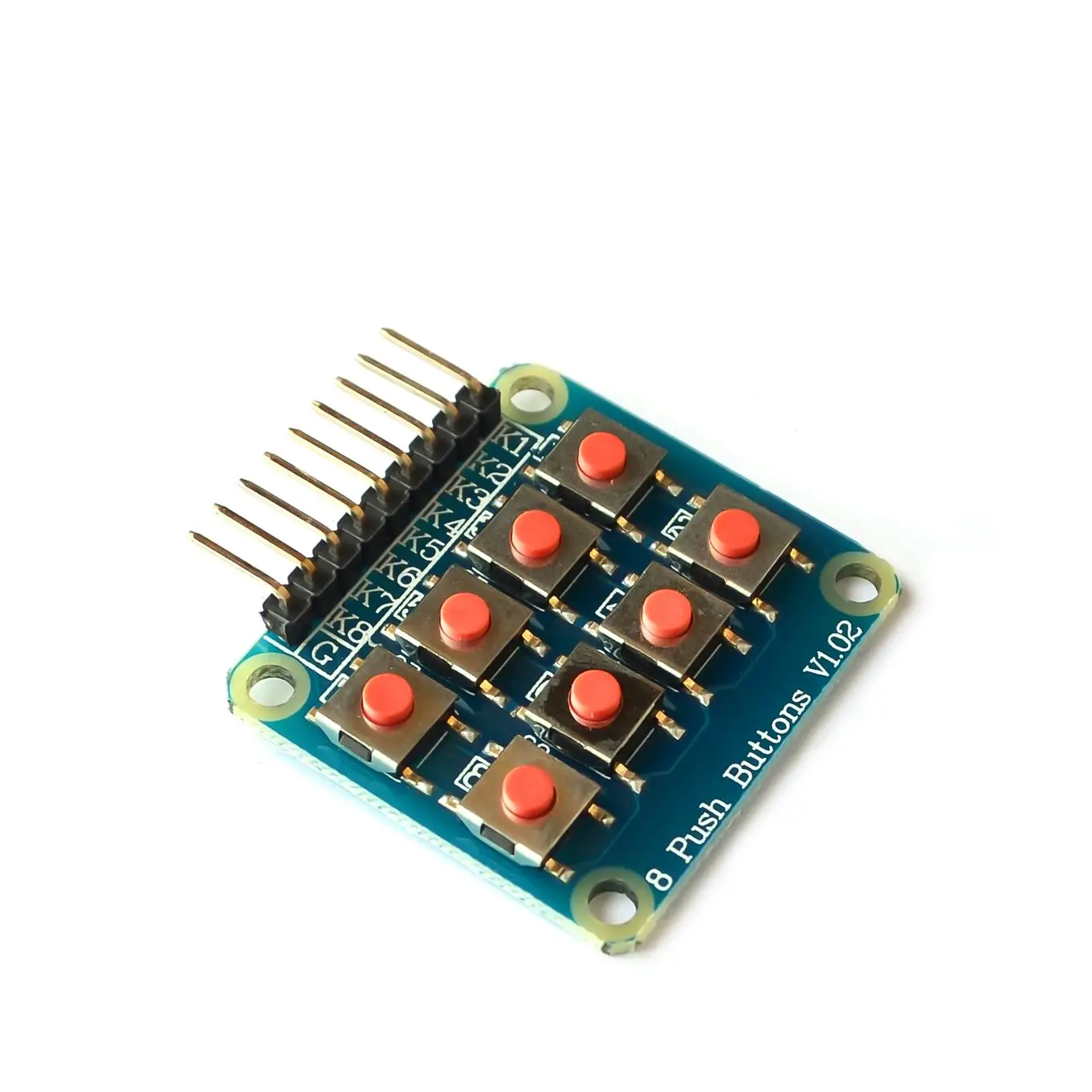 2x4 Keypad 4x2 Keypad 8 Push Buttons V1.00 Key Board Matrix Keyboard Button for Arduino AVR PIC 2*4 Module AVR PIC