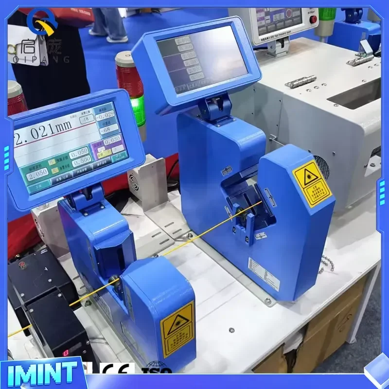 QIPANG Cable Diameter Gauge for Cable Extrusion Line Single Phase 0.1-25mm Touch Screen Non-contact