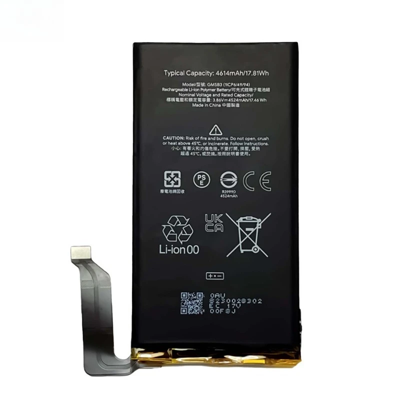 4614mAh For Google Pixel 6 GMSB3 Mobile Phone Battery High-capacity
