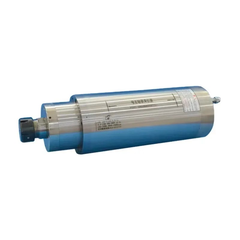 

HQD GDK125 5.5 ER32 125mm 5.5Kw 15000rpm ER32 380V 31kg Water Cooled Permanent Power Spindle