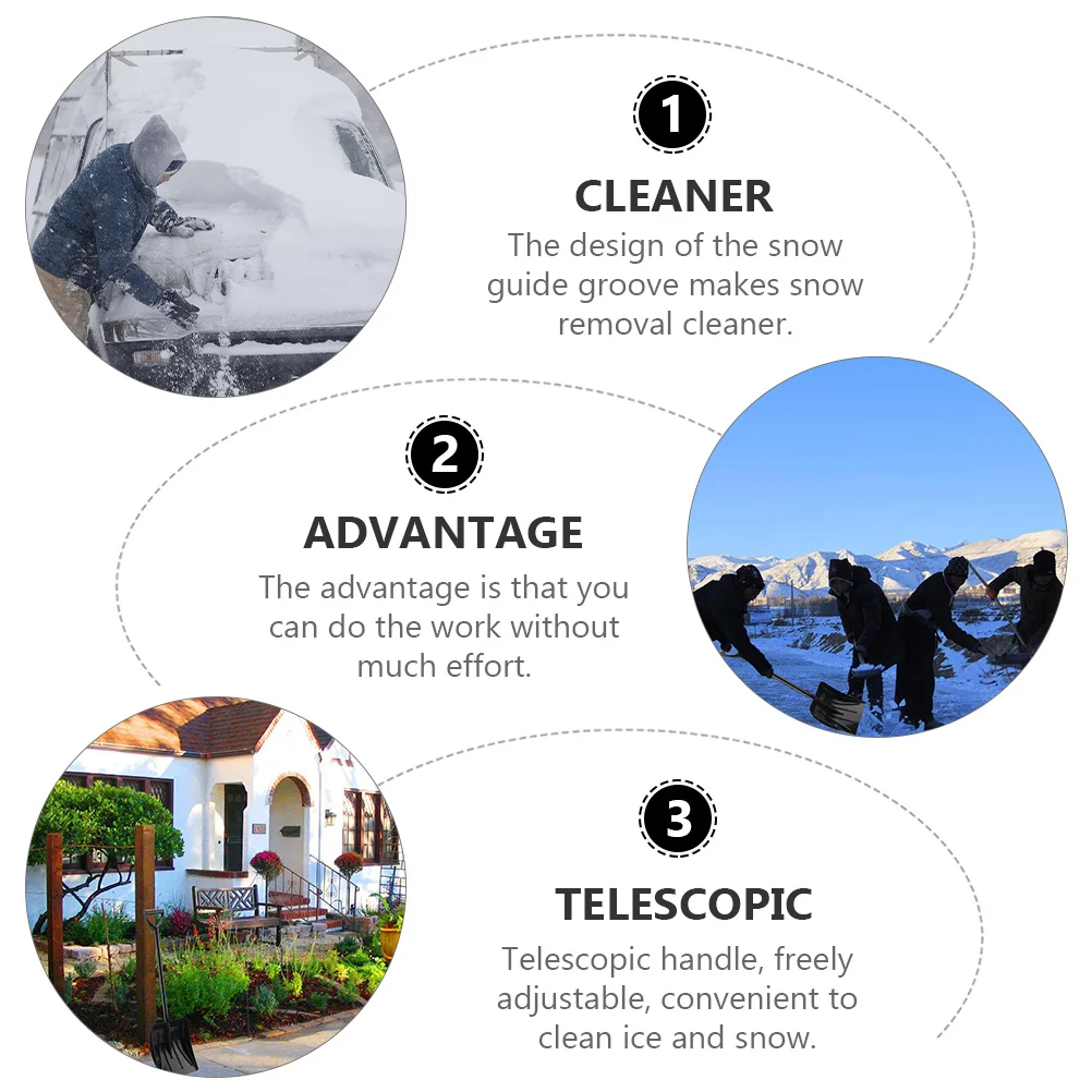 

1 шт., автомобильная лопата для снега, съемный телескопический инструмент для удаления снега, универсальный скребок для льда для автомобилей, электрические велосипеды, стеклянная дверь