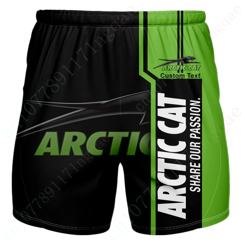 Arctic Cat Shorts For Men's Clothing Hip Hop Men's Women Shorts Big Size Running Pants Casual Shorts Summer Luxury Male Shorts