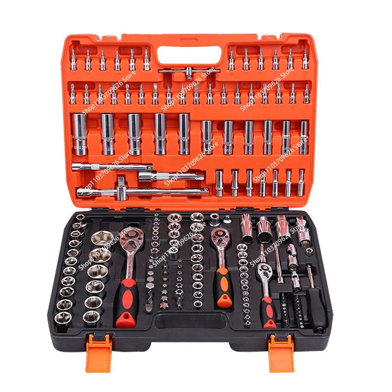 Mechanics Tool Set 172-piece Repair Hardware Toolbox Batch Head