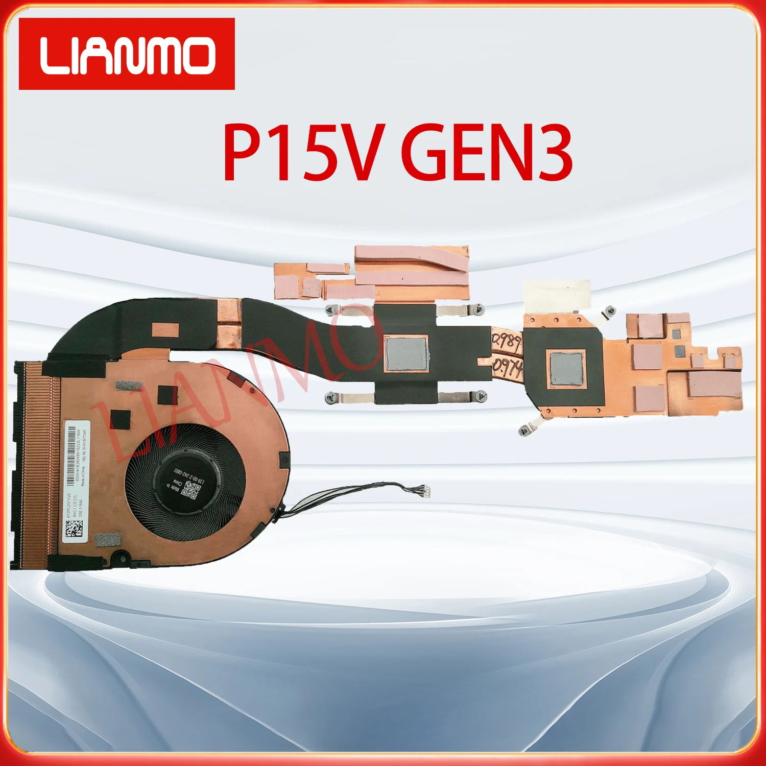 Suitable for Lenovo ThinkPad P15v Gen3 T15p Gen3 21EN 21EM Dedicated Graphics Card Fan Cooler