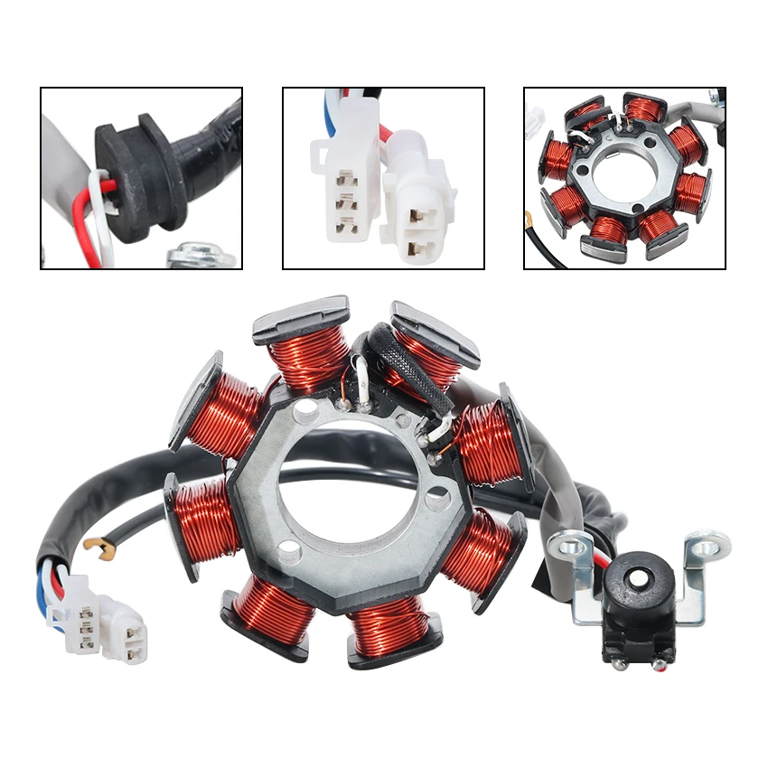 Motorcycle Stator Coil OEM 2D0-H1410-01 For Yamaha AG125 2017-2023 / XTZ125E 2013–2025 Motorbike Magneto Charging Unit Parts
