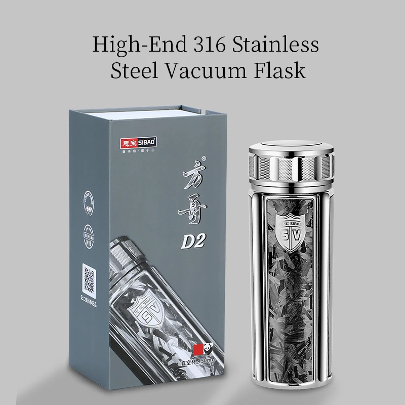 

Sibao 350ml High-End 316 Stainless Steel Vacuum Insulated Thermos Cup Thermos Water Bottle Vacuum Insulated Flask Christmas Gift