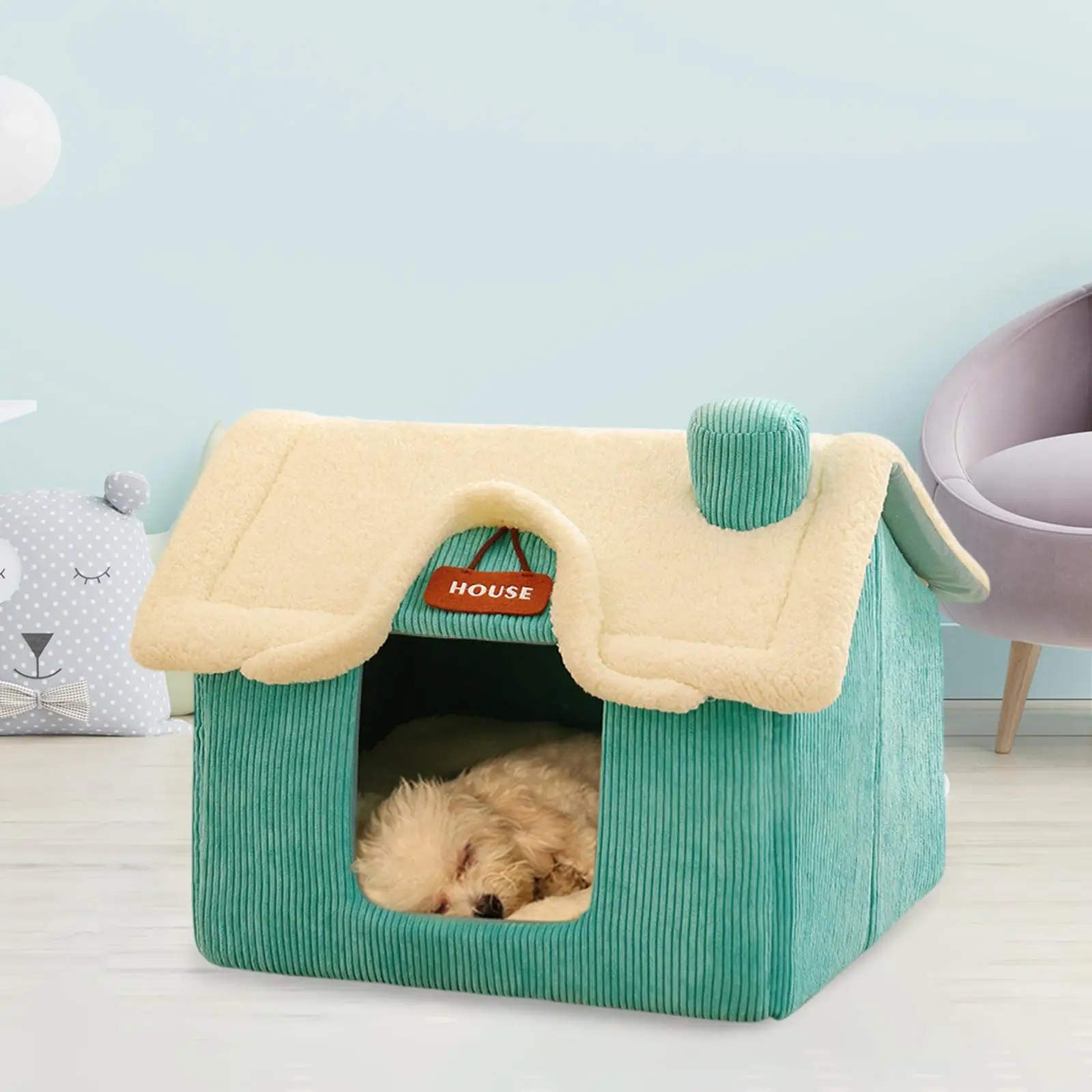 Кровать для кошек Snooze Kennel Cat Hideaway Уютный успокаивающий щенок Пещера Собака Кошки Щенок