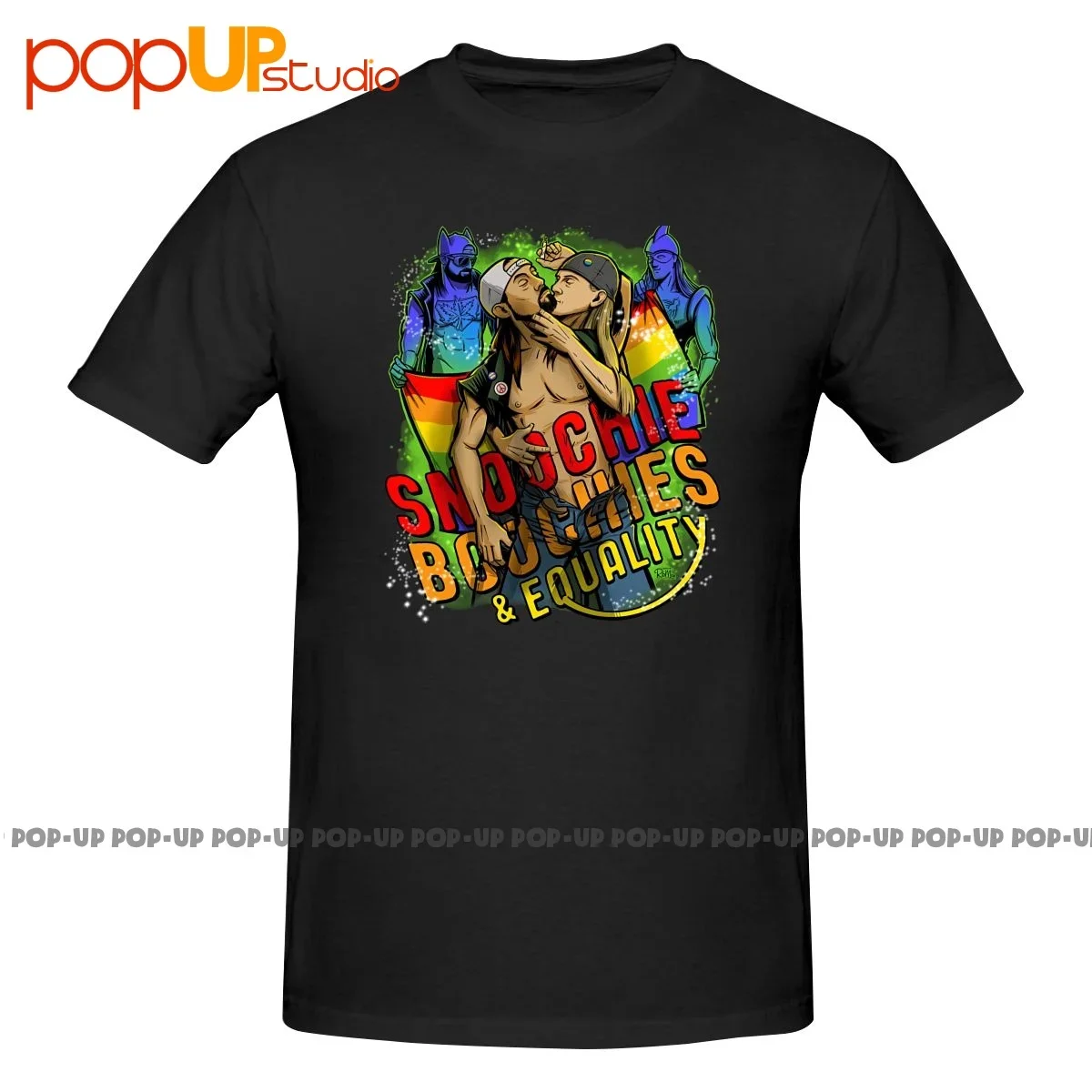 Camiseta de Jay And Silent Bob Smoochie Boochies And Equality, ropa de calle de moda, mejor diseño