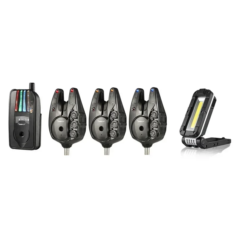 

In stock New 82Pro Bite Alarms Set 1+3/1+4/light High Sensitivity Multi-Colored LED Carp Fishing Indicator Lake River Fishing