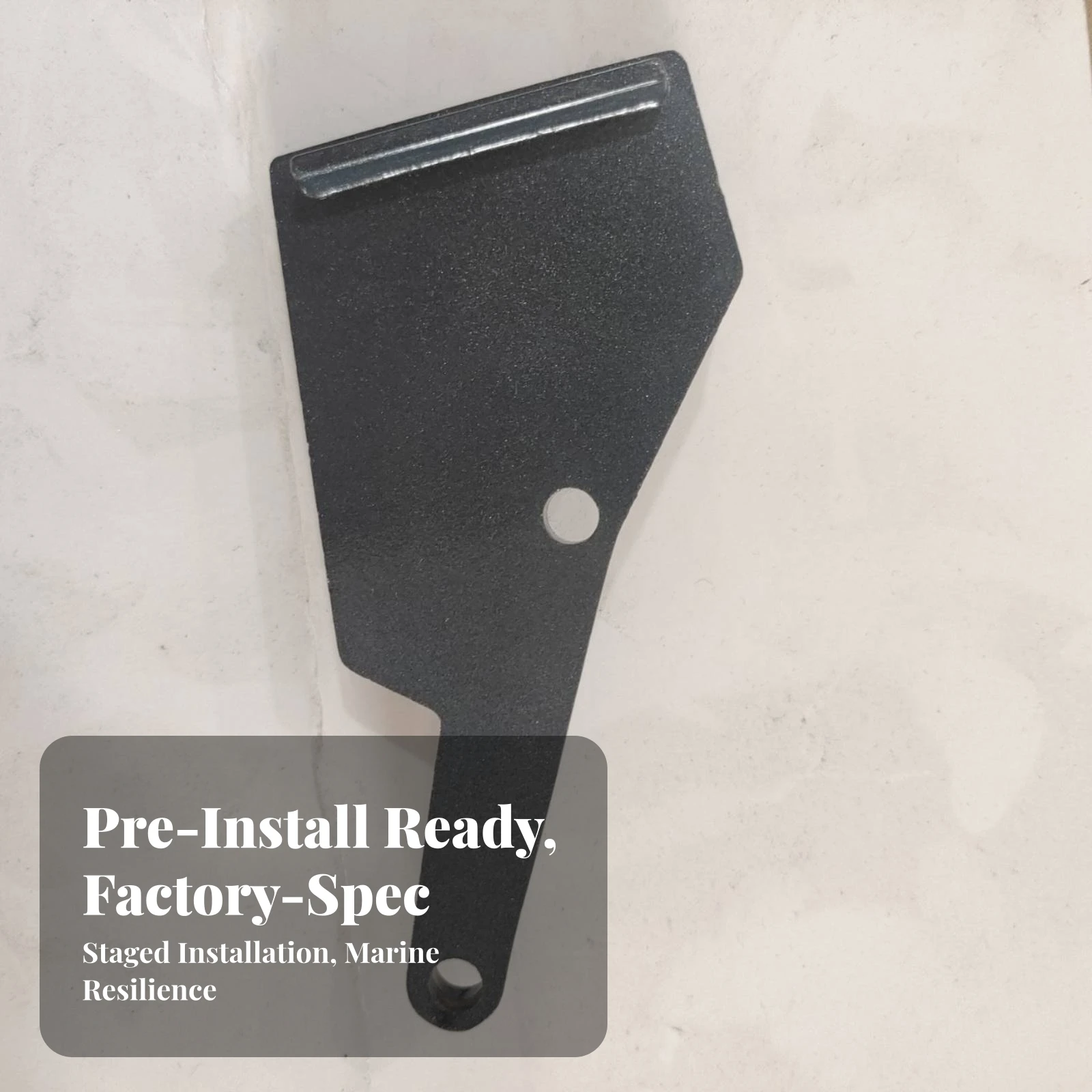 Base Cover Plate Sturdy Outboard Motor Plate Motor Bracket Reinforced Hardware Molded for Boat Owners