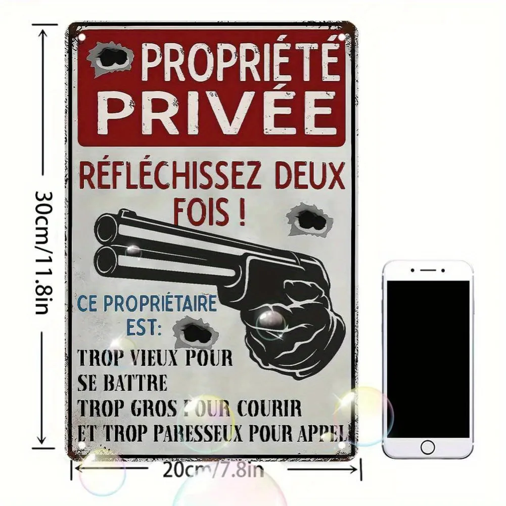 2D Flat, 1pc Vintage French 
