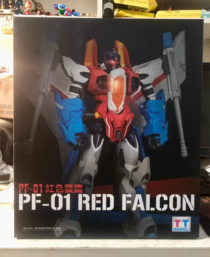 T.HONGLI-スパイダーキングコンロボットpf01,赤いハヤブサ,アクションフィギュア,ギフト,在庫あり