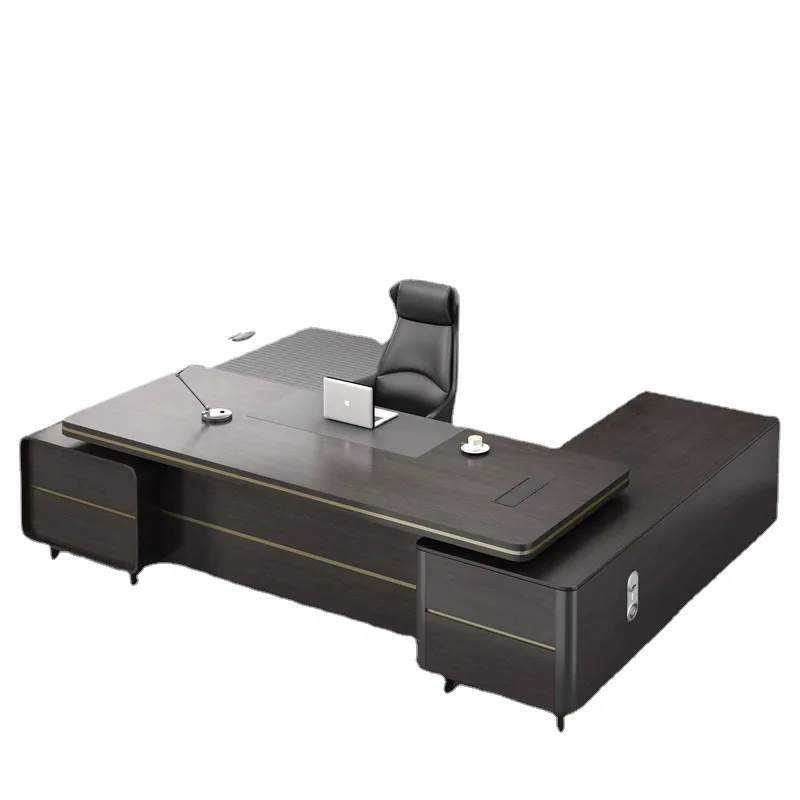 Boss table simple modern class manager supervisor table and chair combination