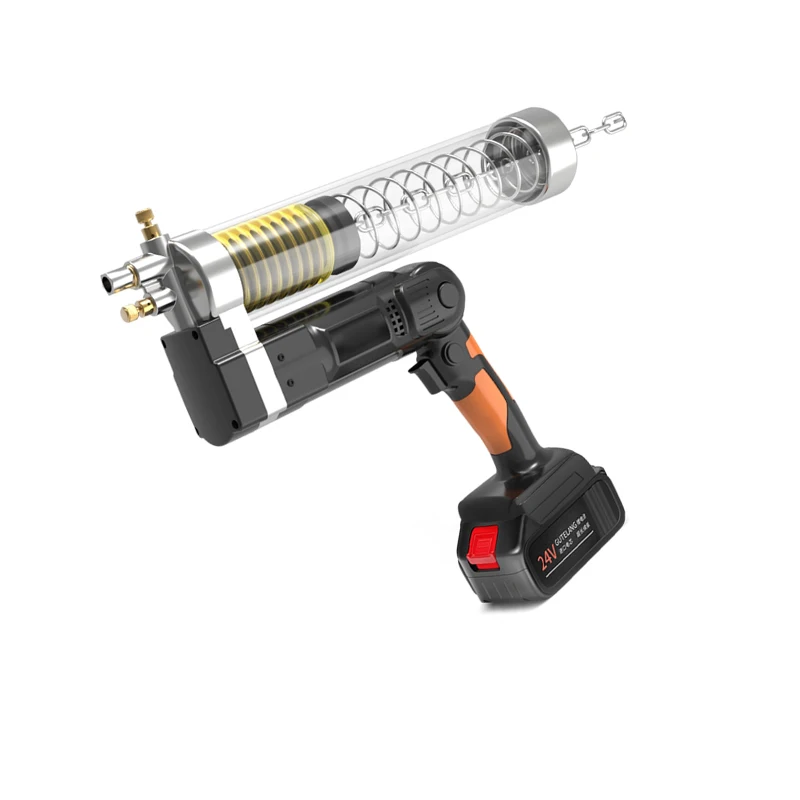 

24V Electric Grease Gun 12000PSI Rechargeable Oil Injector Fat Machine Automatic Butter Machine Oil-Filling Tool