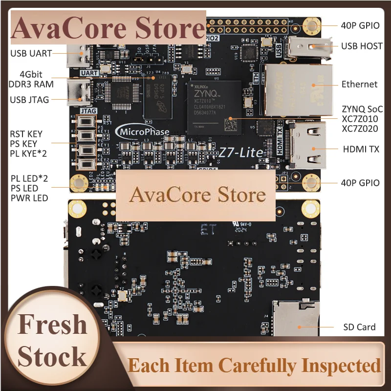 AvaCoreNvarcher FPGA Development Board ZYNQ Core Board XILINX ZYNQ7000 7020 7010 Xilinx