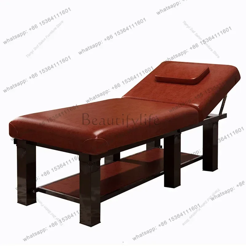 Factory Direct Sales Nordic Beauty Salon Massage Tables Foot Bath Designer Adjustable Massage Tables Liftable Comfortable Furnit