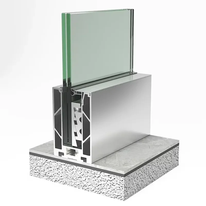 Modern Aluminum Glass Balcony Railing with Integrated LED Light Bar for Outdoor Terrace Safety and Elegant Home Decor Design