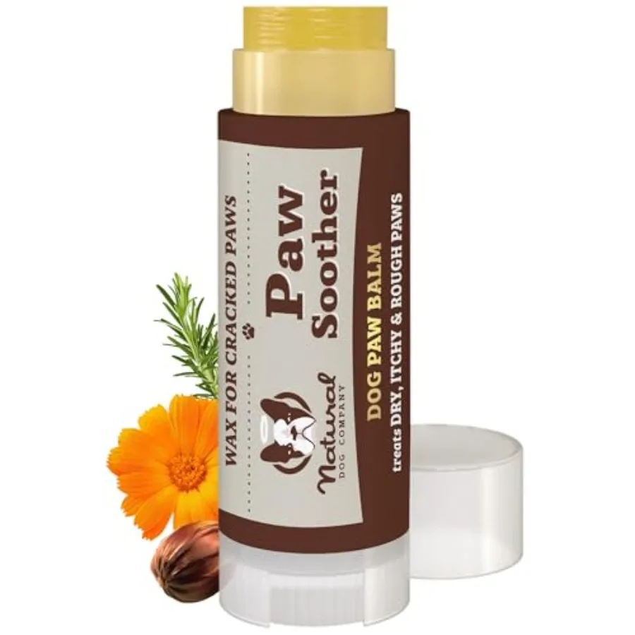 Bálsamo para Perros que Hidrata la Piel Seca y Agrietada Después de Caminatas, Pavimento Caliente, Arena de Playa, Senderismo y Juegos al Aire Libre con Aceite de Coco y Caléndula