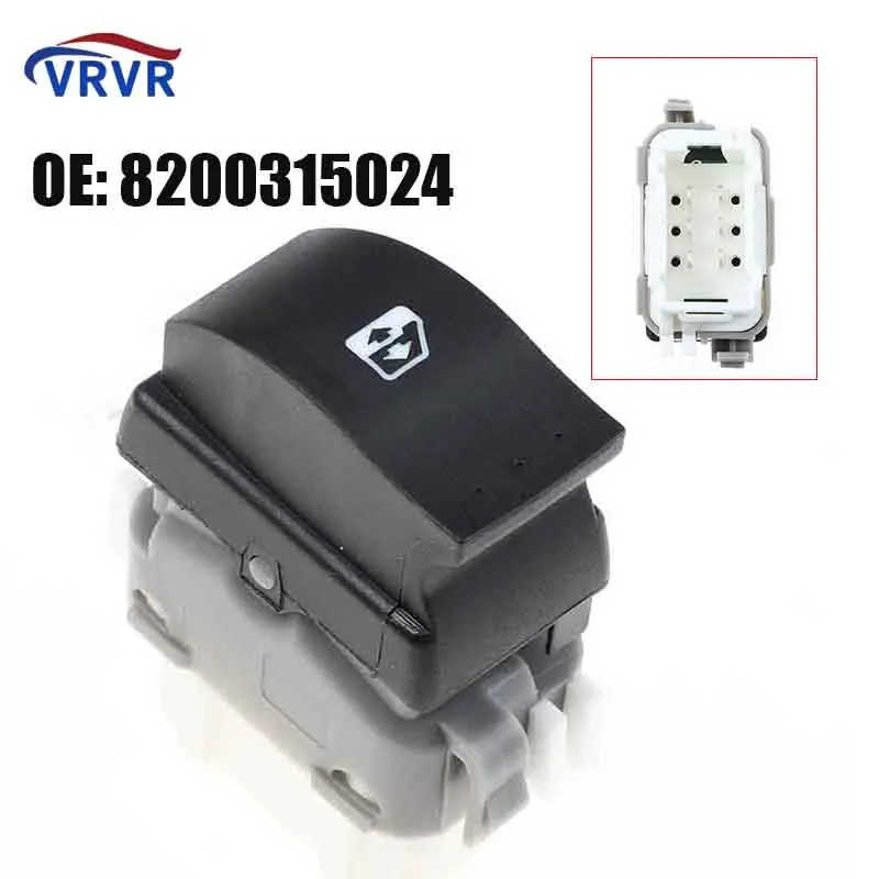 8200315024 Car Accessories Single Power Window Lifter Switch 8200315029 8200060046 For Renault Megane 2 Scenic 2 Laguna 2