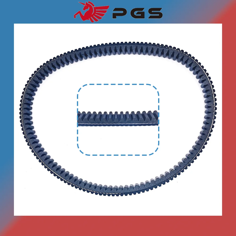 PGS 23100-K48-AO10-M1 Double-sided teeth  Motorcycle Drive Belt For NS110 NS125 WH110 Extended Engine Belt