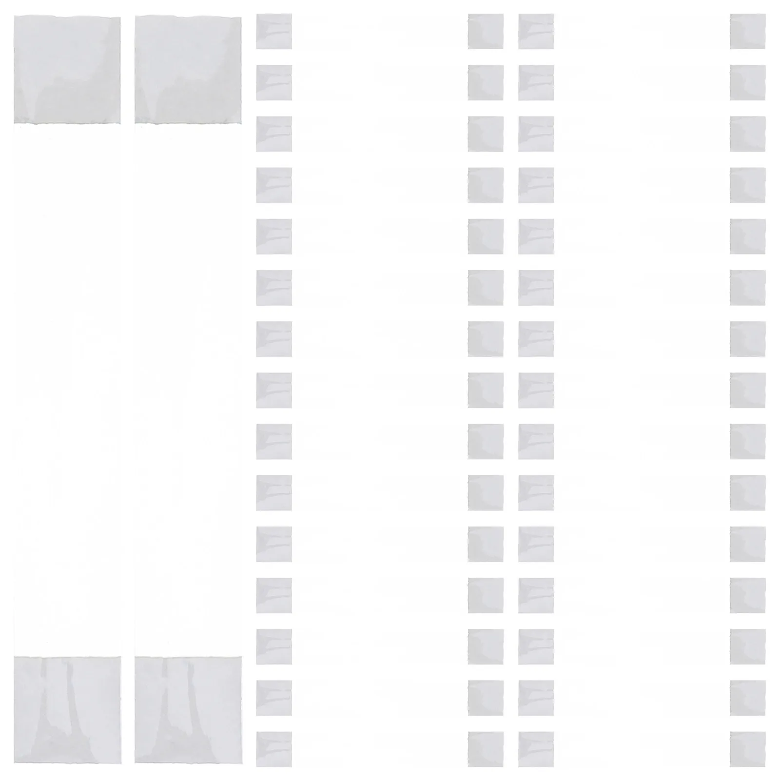 

300Pcs Transparent Price Tag Adhesive Strips Plastic Sign Holder for Retail Display Clear Sticky Tape Vertical Price Label