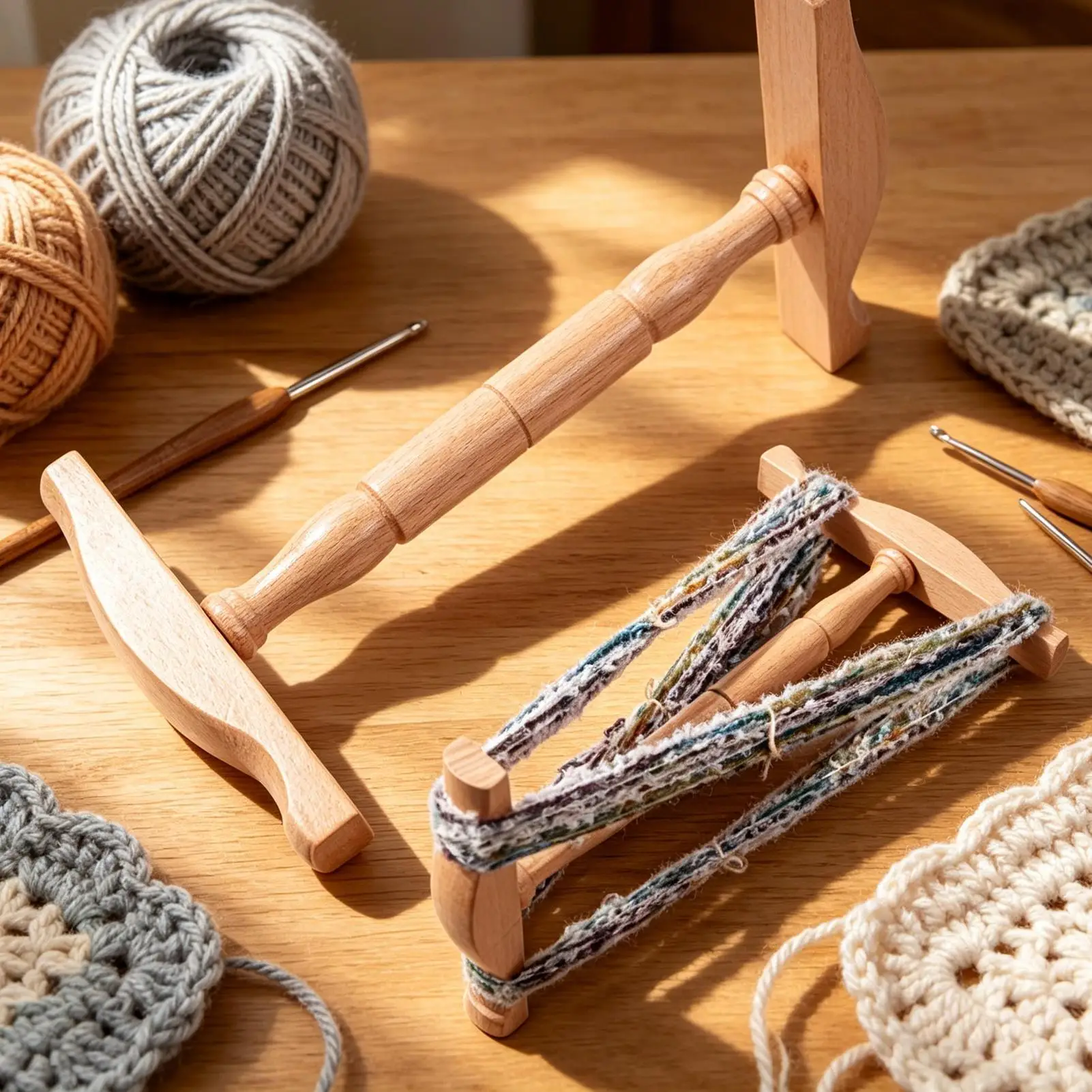Skein Ball Winder,Portable Handmade Craft Tool,Good Helper For Daily Knitting Crochet And Art Hobby Creation