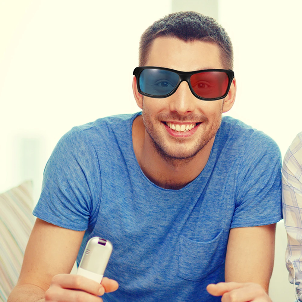 

20pcs 3D Glasses Kids Friendly Lightweight Plastic Red Blue Lens Cinema Home Party Movie Video Viewing Fun Joy