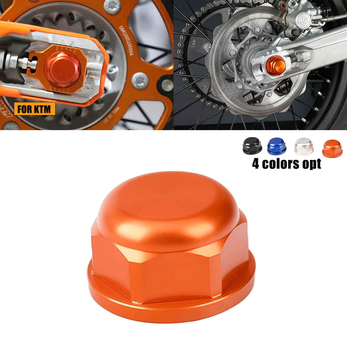 

2024 Motorcycles Accessories CNC M22x1.5 Rear Axle Nut Screw For KTM 150-500 XC SX XCF SXF EXC EXCF XCW For Husqvarna FC FX TE