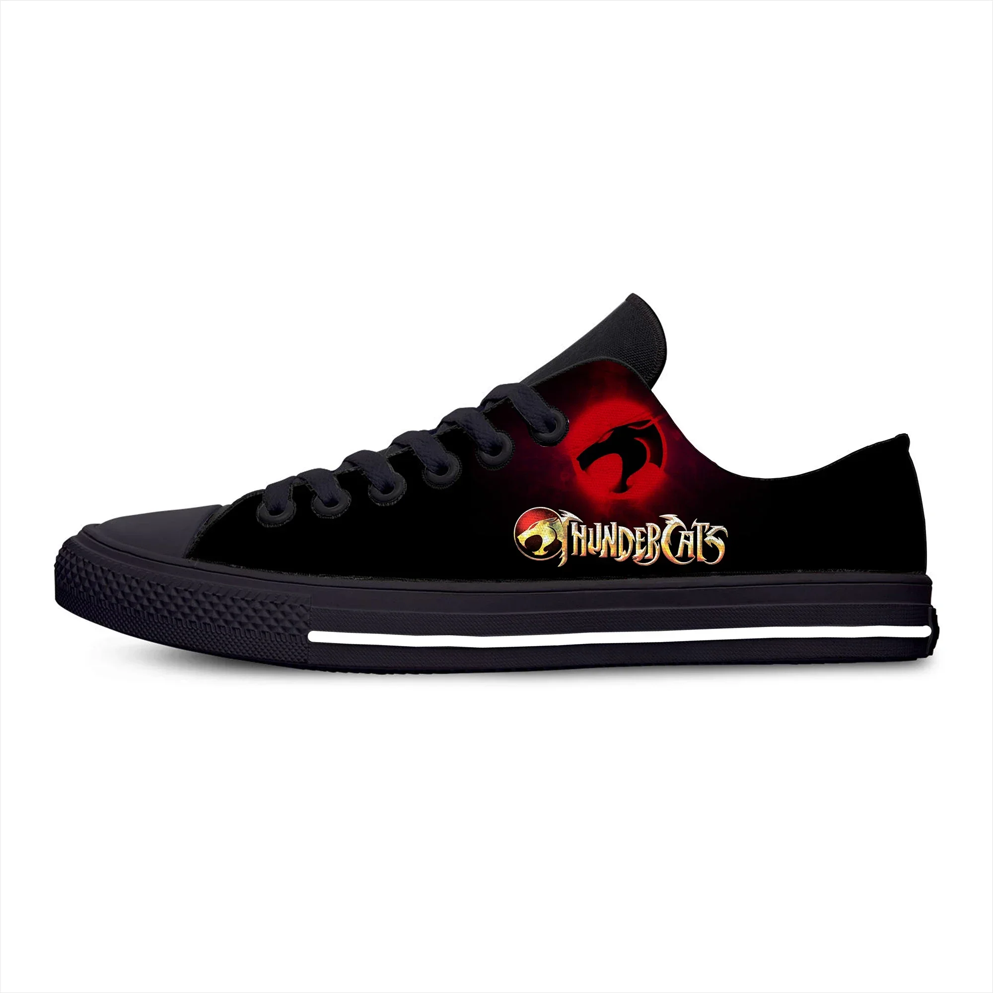 ThunderCats Anime Cartoon Manga Cool Fashion Funny Casual Cloth Shoes Low Top Lightweight Breathable 3D Print Men Women Sneakers