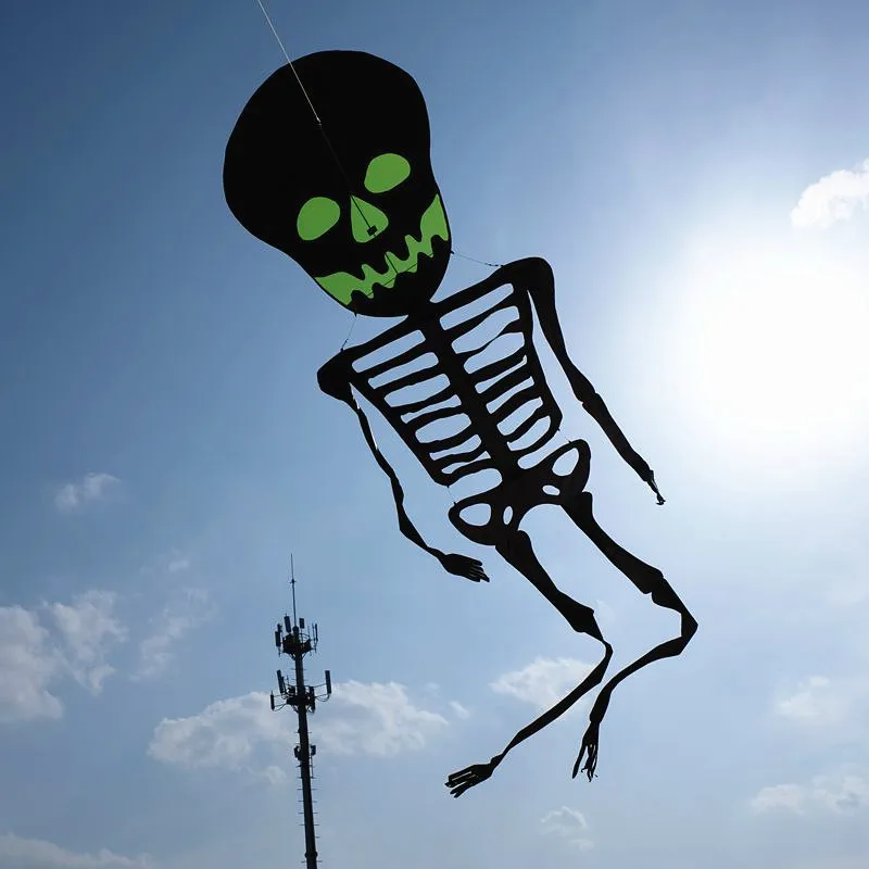 Free shipping skull kites flying 3d kites for adults toy sports kite line flies kites for professional kitesurf windrad octopus