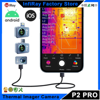 InfiRay P2 Pro Thermal Camera for iPhone & Android P2pro Infrared Thermal Imager Thermographic Camera (not for iPhone Type-C)