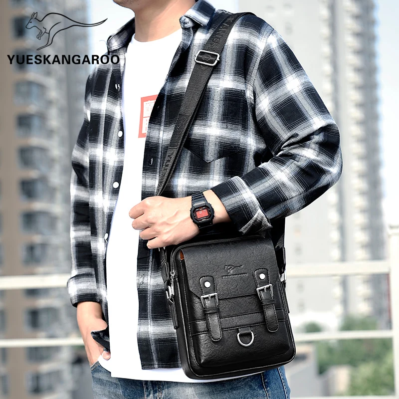 

Men's fashionable PU new shoulder bag crossbody bag handbag
