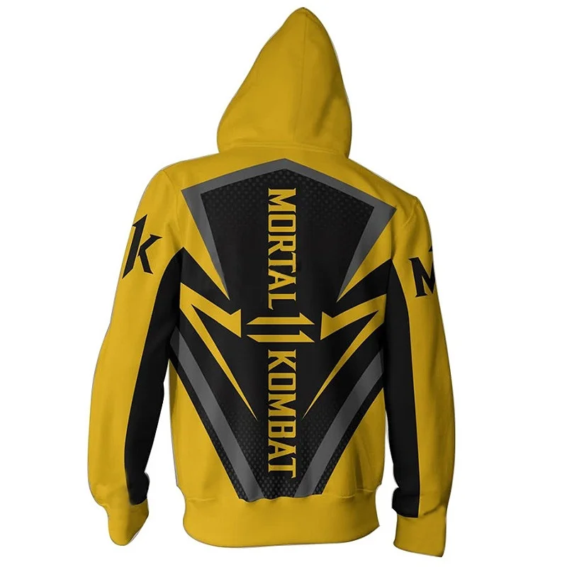 Mortal kombat 11 hoodies jogo impressão 3d streetwear das mulheres dos homens moda casual moletom de grandes dimensões com capuz crianças pullovers