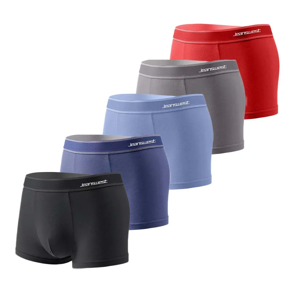 

5 шт. мужские хлопковые шорты-боксеры дышащие мягкие на ощупь мужское нижнее белье бесшовные зимние мужские трусы 3D вырез мужские трусы