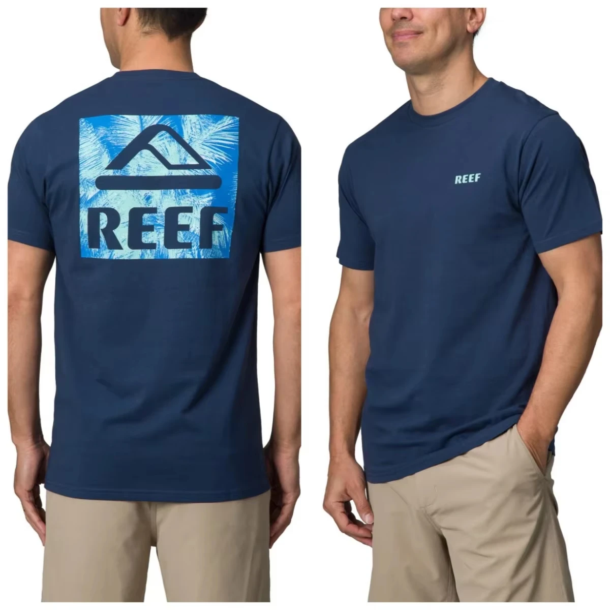 

motorcycle 2025 New T-Shirt Comfort Holiday Top Coral Reef Print T-Shirt Holiday Casual Top Men's Short Sleeve Crew Neck Cotton