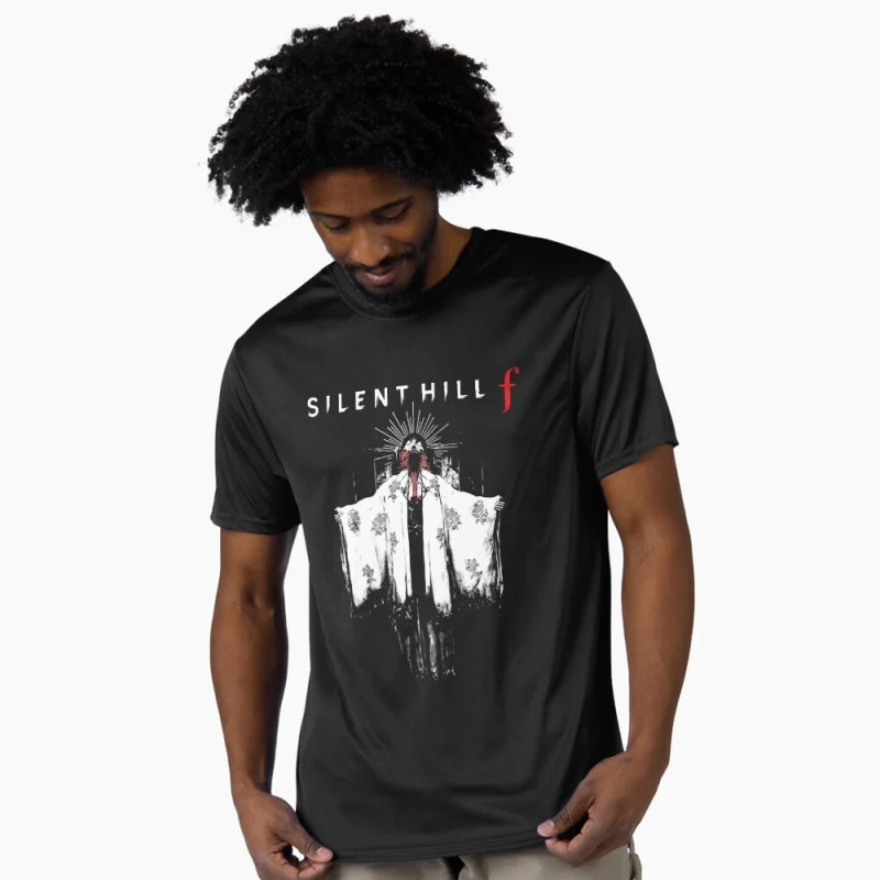 

0428 Silent Hill F Horror Graphic Tee Unisex Short Sleeve Gift t Shirt 100% cotton printed Clothes All size top S-6XL