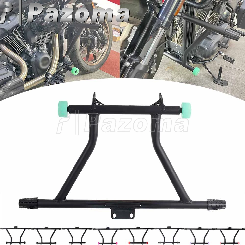 

Falling Protector Crash Bar Motorcycle Engine Bumper For Harley Softail Low Rider ST 117 FXLRST Upper Frame Engine Protect Guard