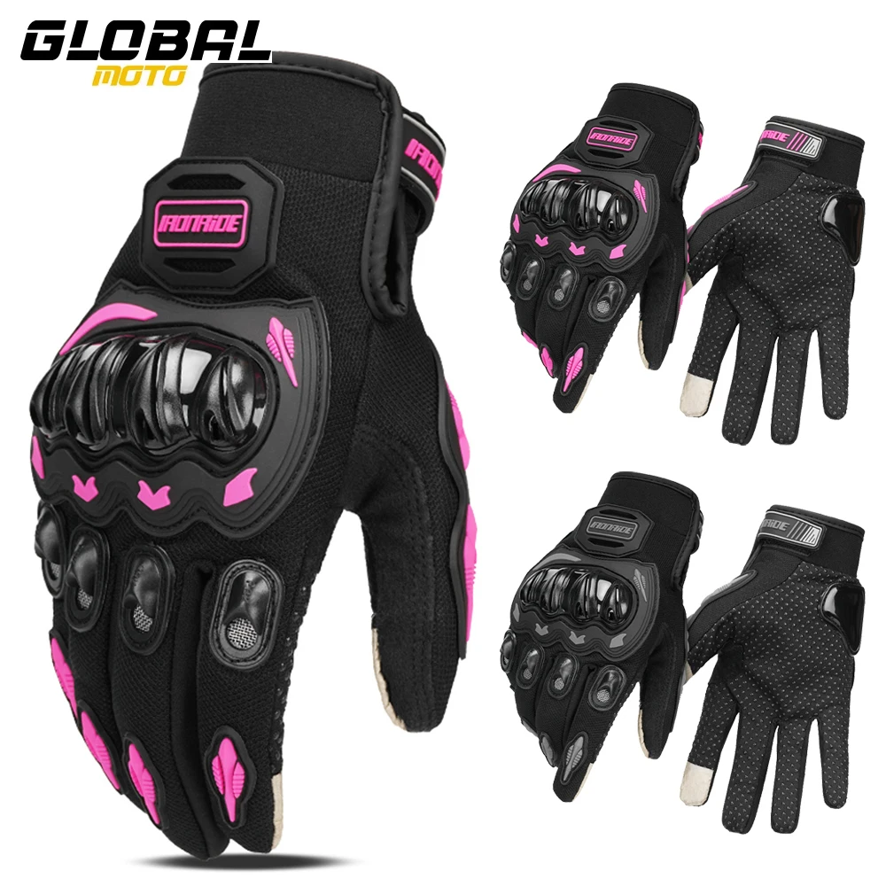 

Motorcycle Full Finger Protective Gloves Breathable Motorbike Gloves Touch Screen Outdoor Motocross Riding Gloves Non-slip M-2XL