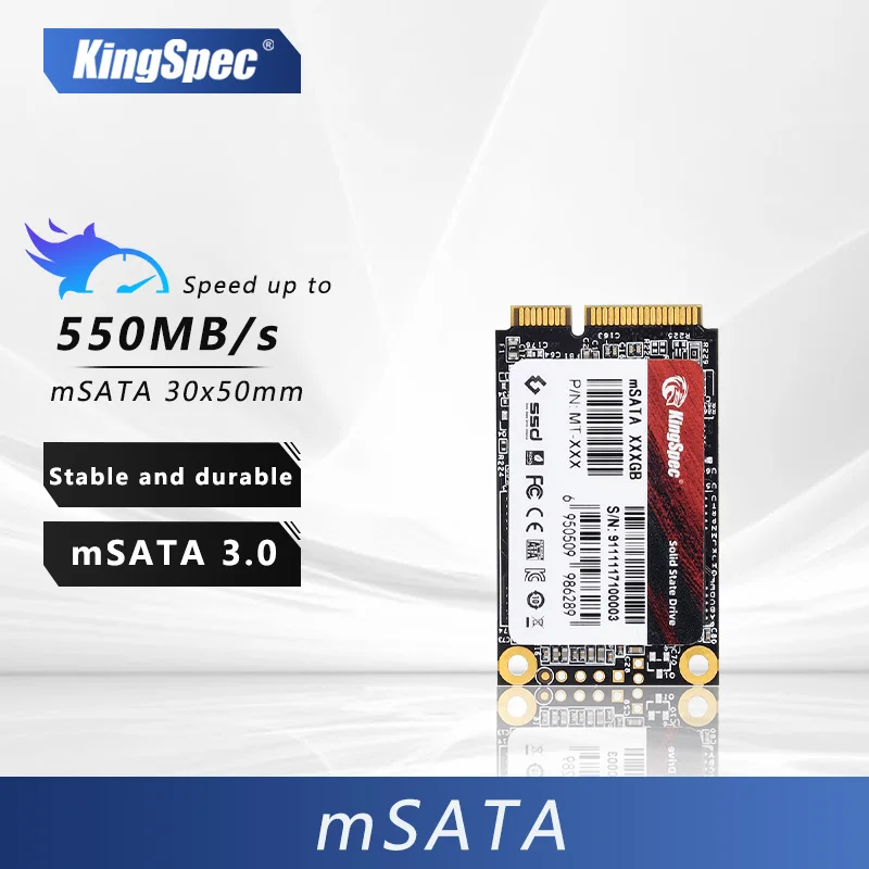 

KingSpec mSATA SSD SSD Solid State Disk SATA III 256gb 512gb 1tb ssd sata Hard Drive HDD Ssd drive for computer PC Laptop