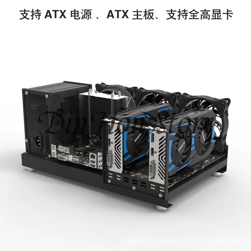 A-ONEBOX open chassis X79 single ATX main board bracket can be vertical with portable support water cooling rack
