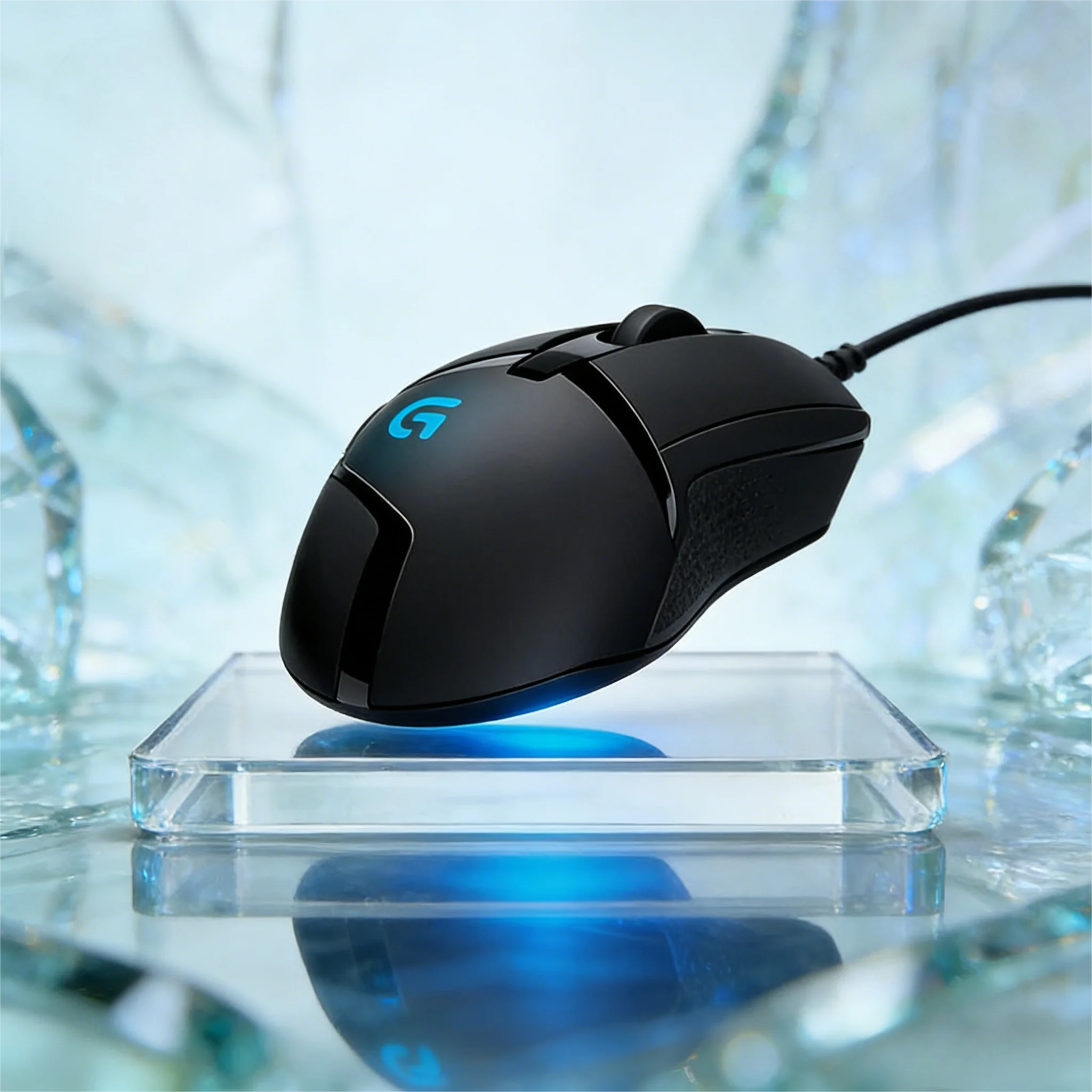 

Logitech G402 Hyperion Fury | Отслеживание нескольких поверхностей, нет необходимости для коврика для мыши