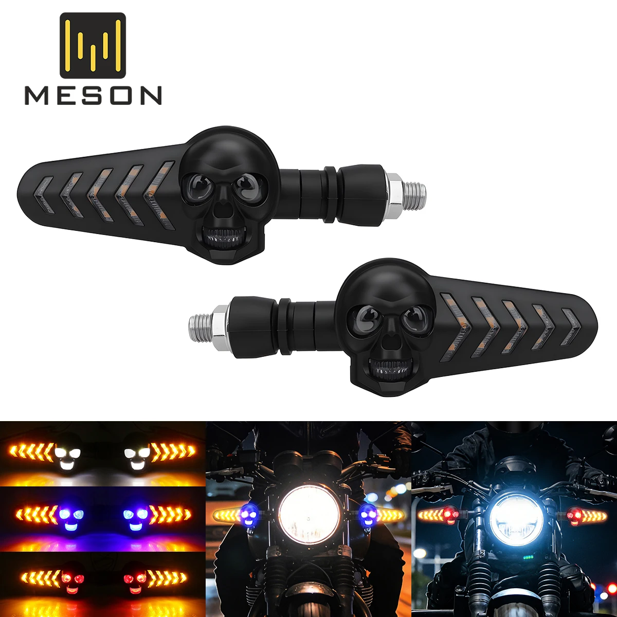 

2PCS Motorcycle LED Turn Signal Light 12V 24V Safe Flashing Indicator Lamp Tail Brake lamp Decorative Lamp DRL For YAMAHA Honda