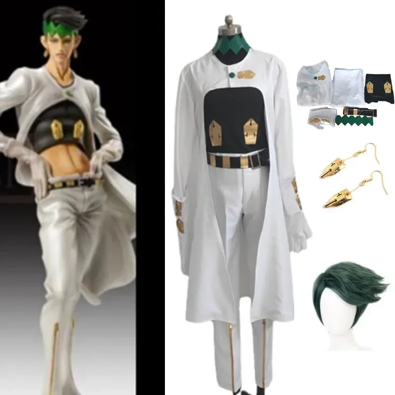 Anime Bizarre Adventure Rohan Kishibe Cosplay Costume Josuke Higashikata Custom Made