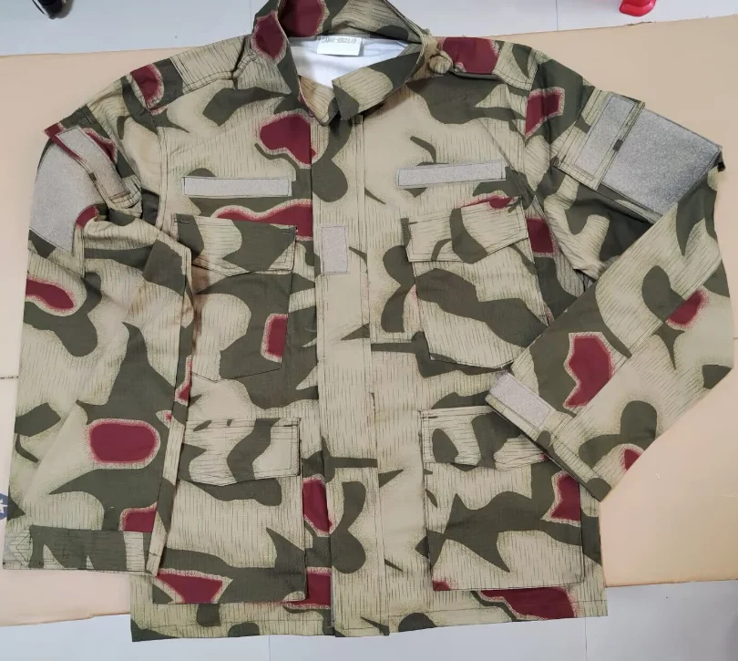 German Swamp Camouflage Uniform Man Include Jacket Pants Outdoor