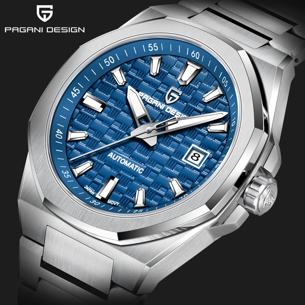 

PAGANI DESIGN 2025 New Men Mechanical Watch Miyota 8215 Retro Business Sapphire Glass Luminous Stainless Steel Reloj Hombre
