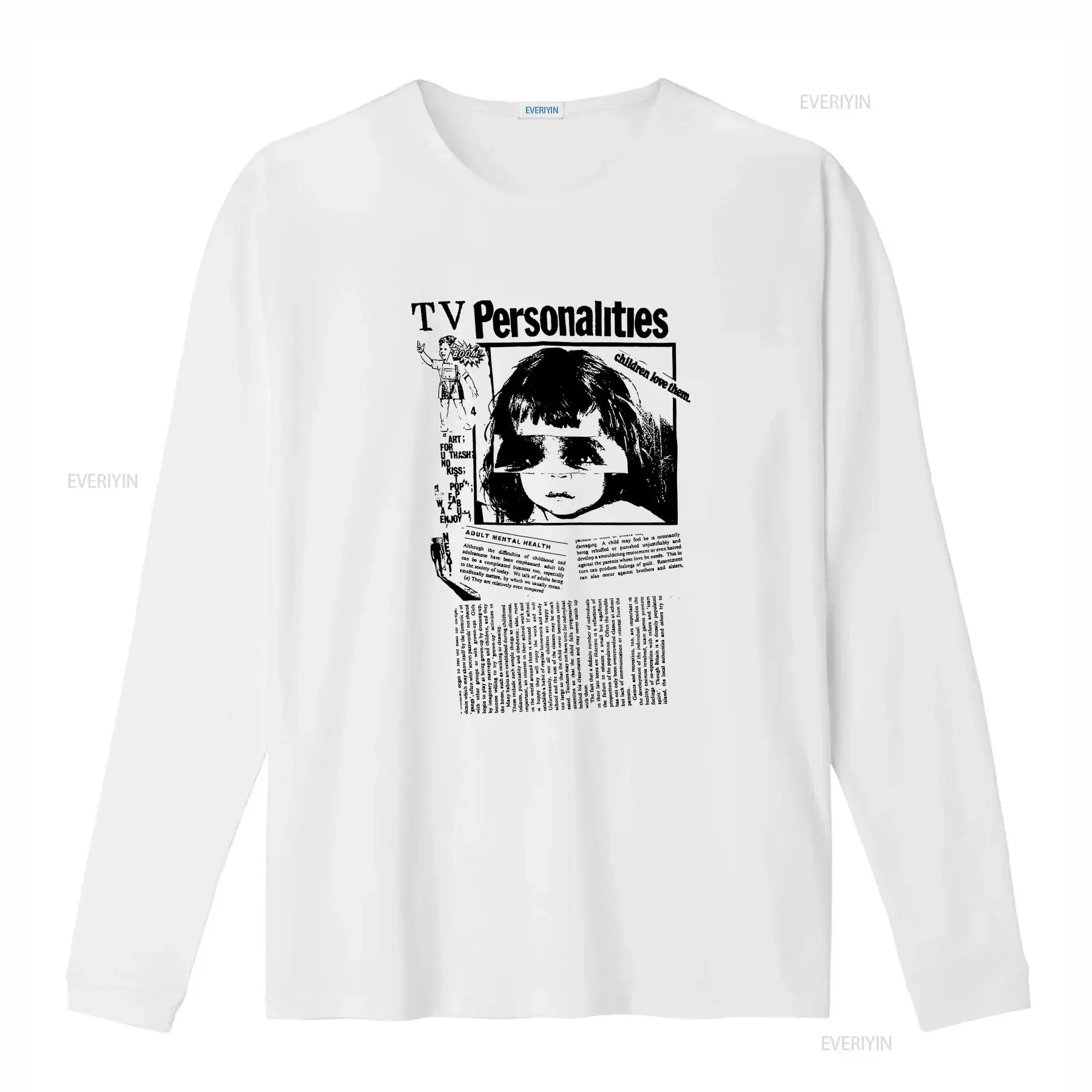 TV Personalities T Shirt S 2X Screen  vintage Washed Stylish Slightly Soft designer clothes homme Unisex Stretched Comfortable