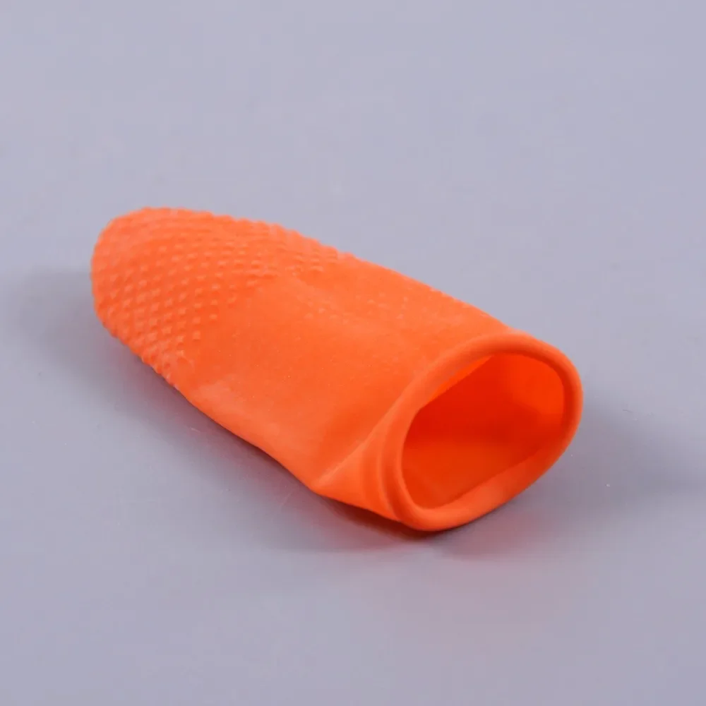 Safety Latex Heat Insulation Finger Protector Cots/Shields Antislip  Antistatic Finger Tip for Keratin Hair Extensions